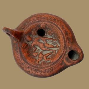 Светилка со претстава на Дионис, 100-150 год. н.е.