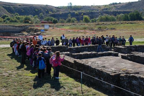 The number of visitors at Stobi is growing compared to 2010