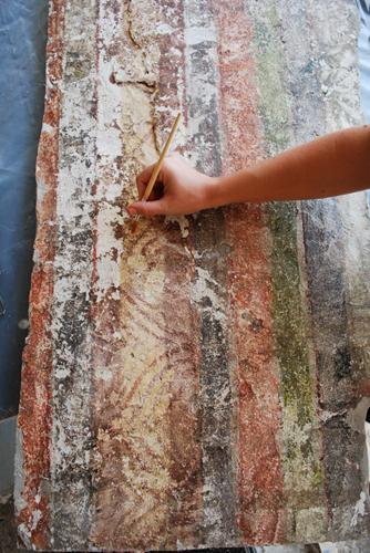 Final phase of the project for conservation and restoration of the wall paintings from the Episcopal basilica