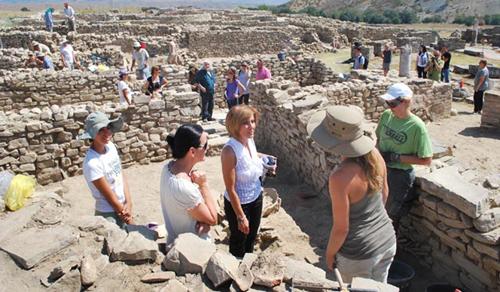 Stobi visited by the Minister of Culture