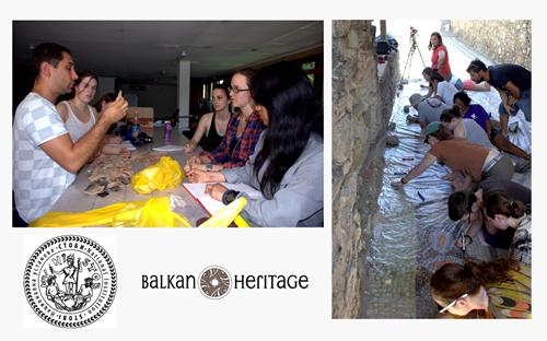 Workshops for conservation of pottery and mosaics