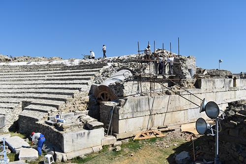 Конзервација и истражувања на театарот во 2019 година